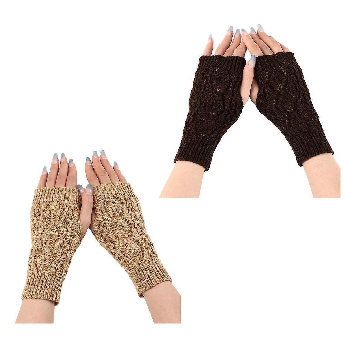Fingerless Gloves, Thumb Hole, Arm Warmers