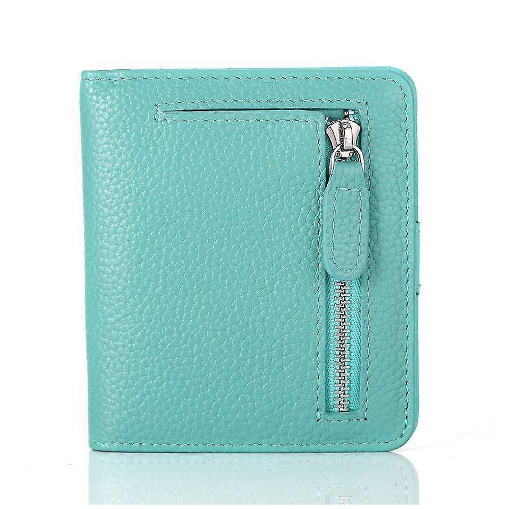 Small RFID Blocking Leather Wallet for Women