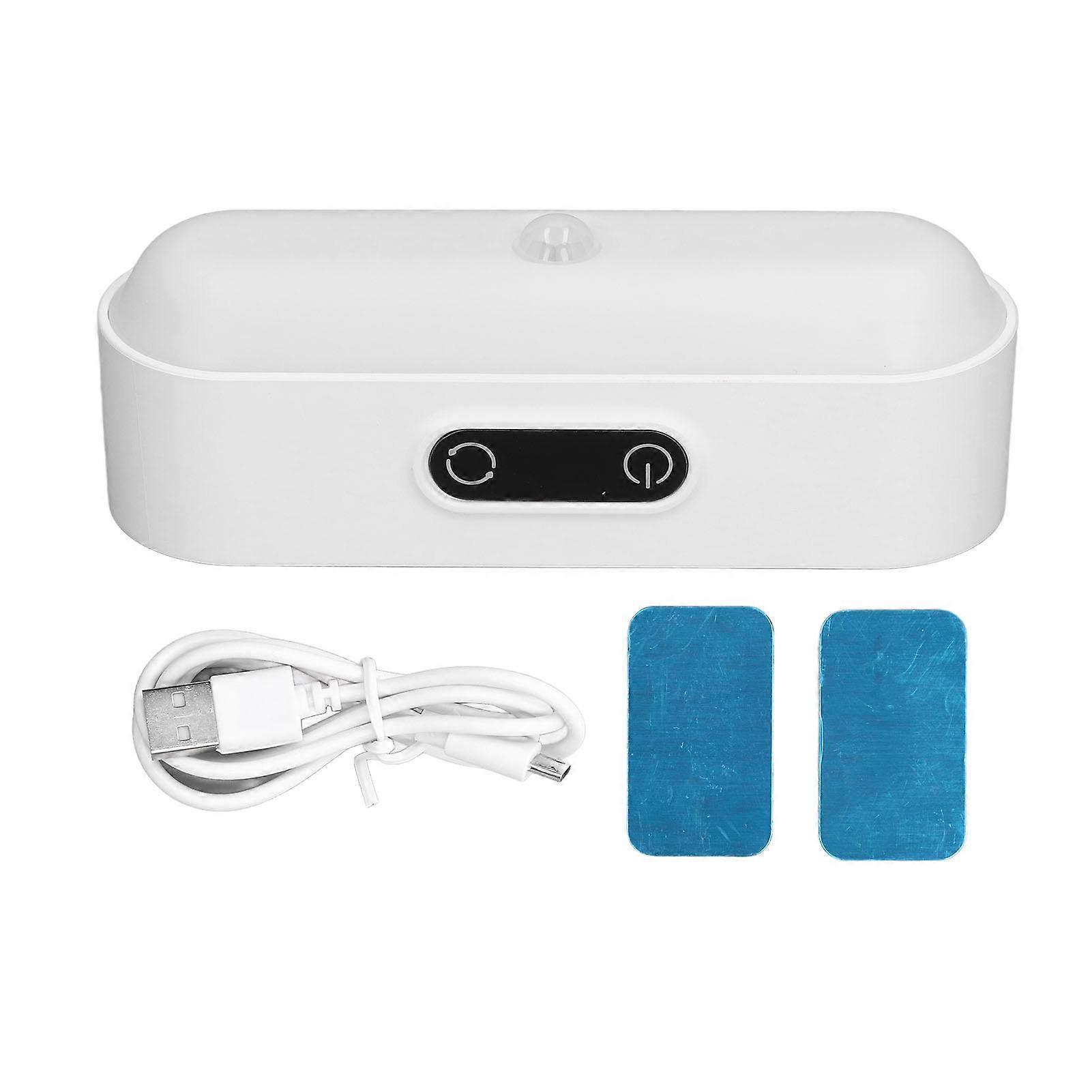 Body Induction LED Night Light with 5 Brightness Levels, USB-Charging Bedside Lamp for Dormitory Use