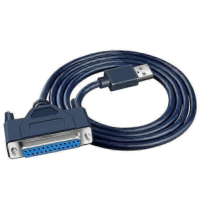 Printer Cable Professional High Speed 1.2m USB to 25 Pin DB25 Parallel Port Printer Connecting Wire 