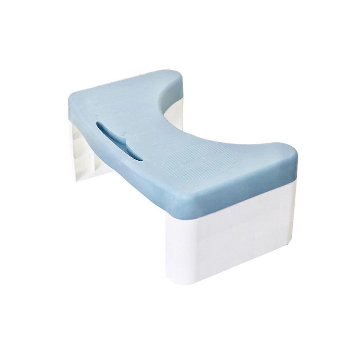 Toilet Foot Stool for Adults Poop Stool with Mobile Phone Slot Portable Toilet Foot Stool Anti-Slip Squatting Toilet