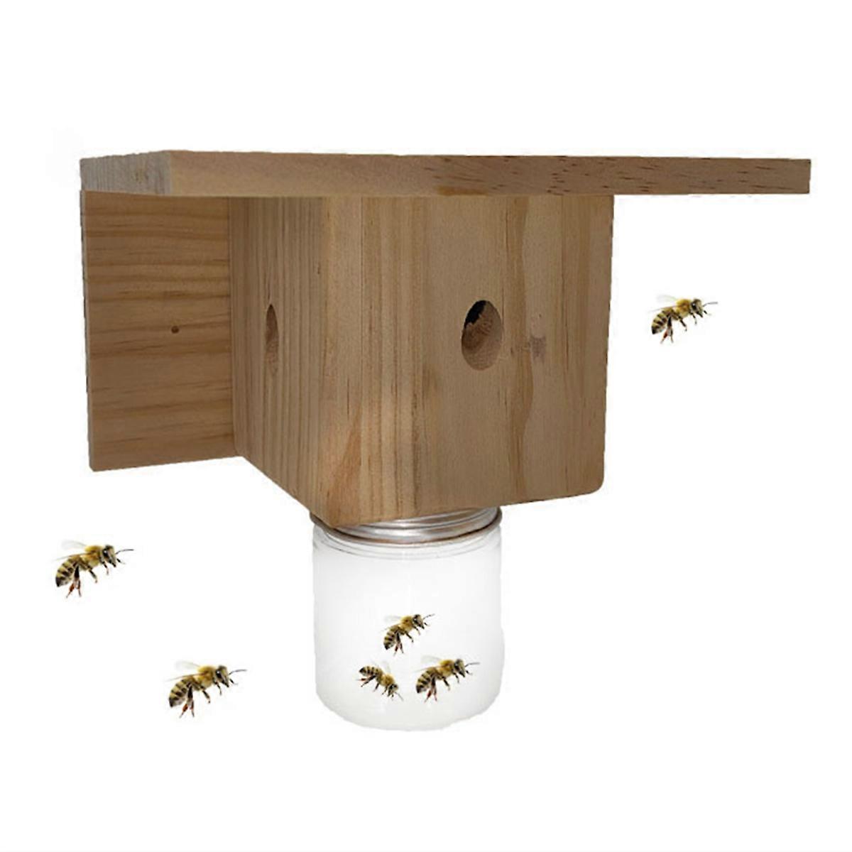 Wood Carpenter Bees Trap for Outside Wood Boring Bees Trap Carpenter Bees Traps Outdoor Hanging Inse