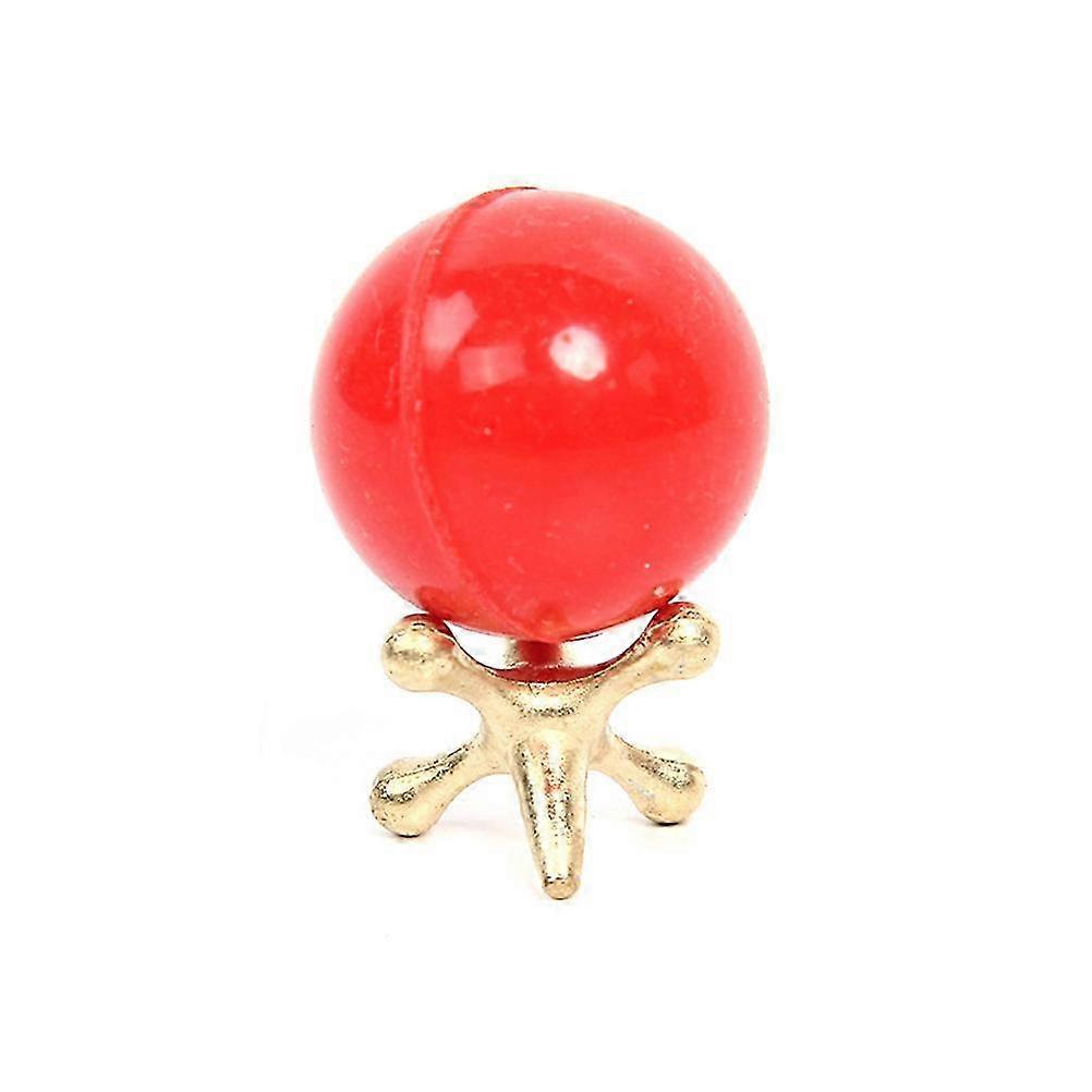 2 Sets Retro Metal Jacks and Ball Game with 2 Bouncy Balls Classic Game of Jacks for Party Favor Game Prizes for Kids and Adults