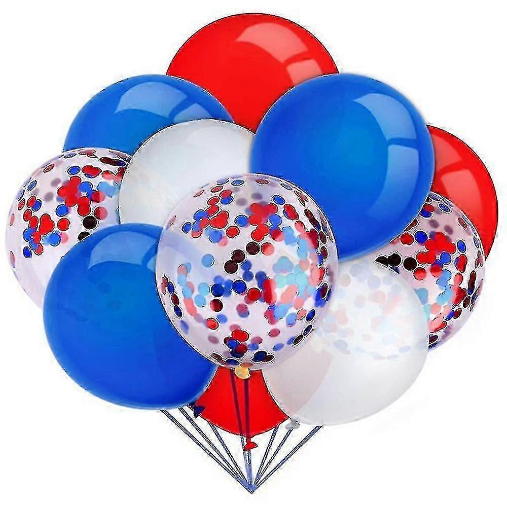 10pcs /セット12インチラテックスバルーンデコレーション独立記念日パーティー用品