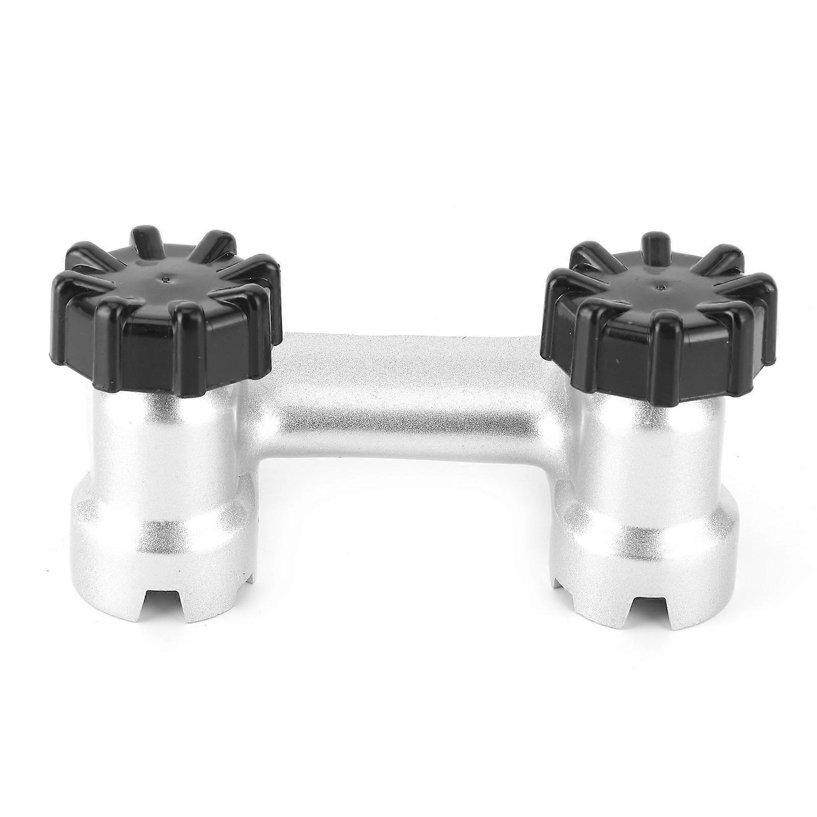 Bouton De Serrage De Potence Pour Honda Monkey/DAX/CT70/Z50 - Alliage Aluminium, Argent & Noir