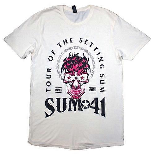 Sum 41 Unisex Adult Tour '24 Skull Back Print T-Shirt