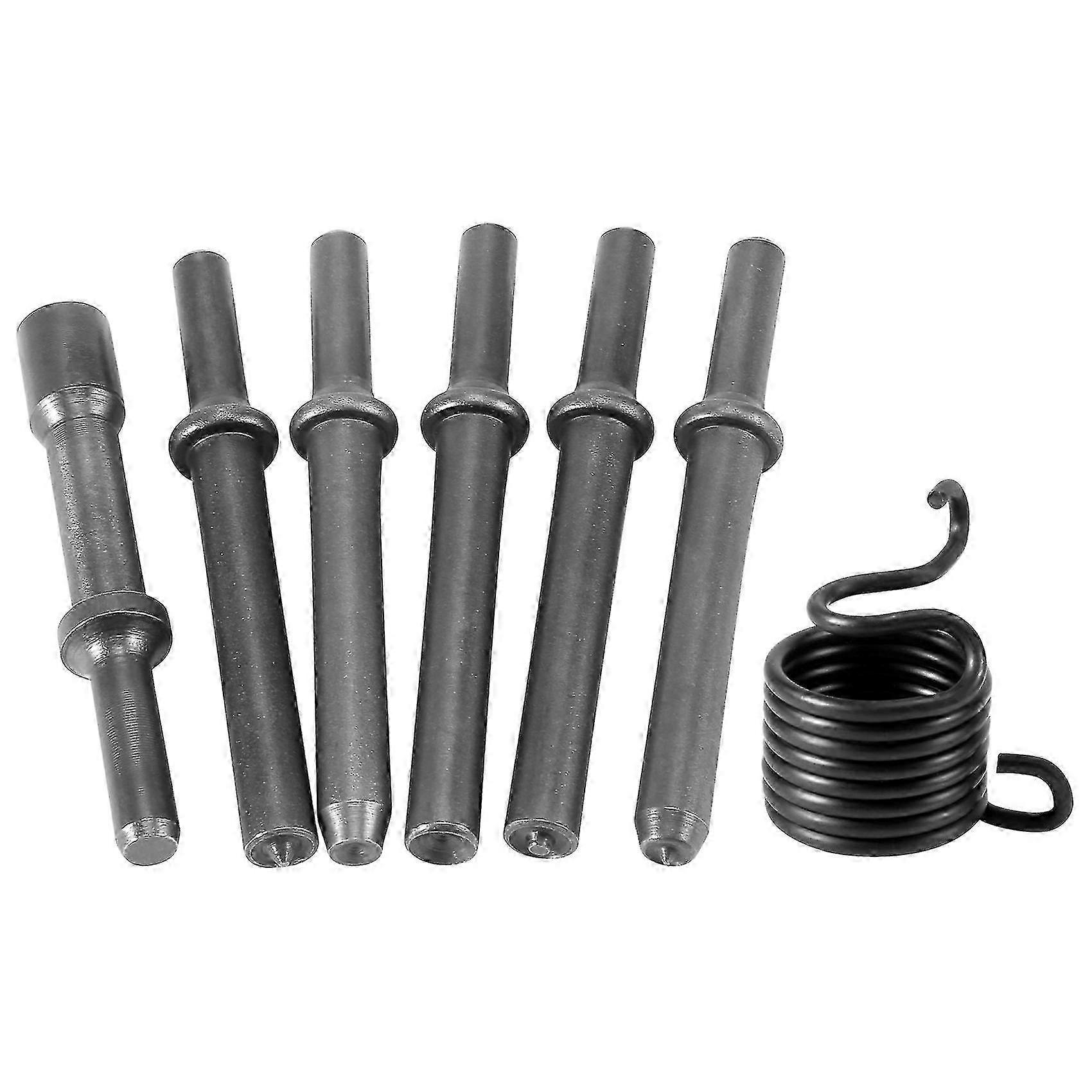 Smoothing pneumatic rivet hammer kit with 7 pcs for professional work