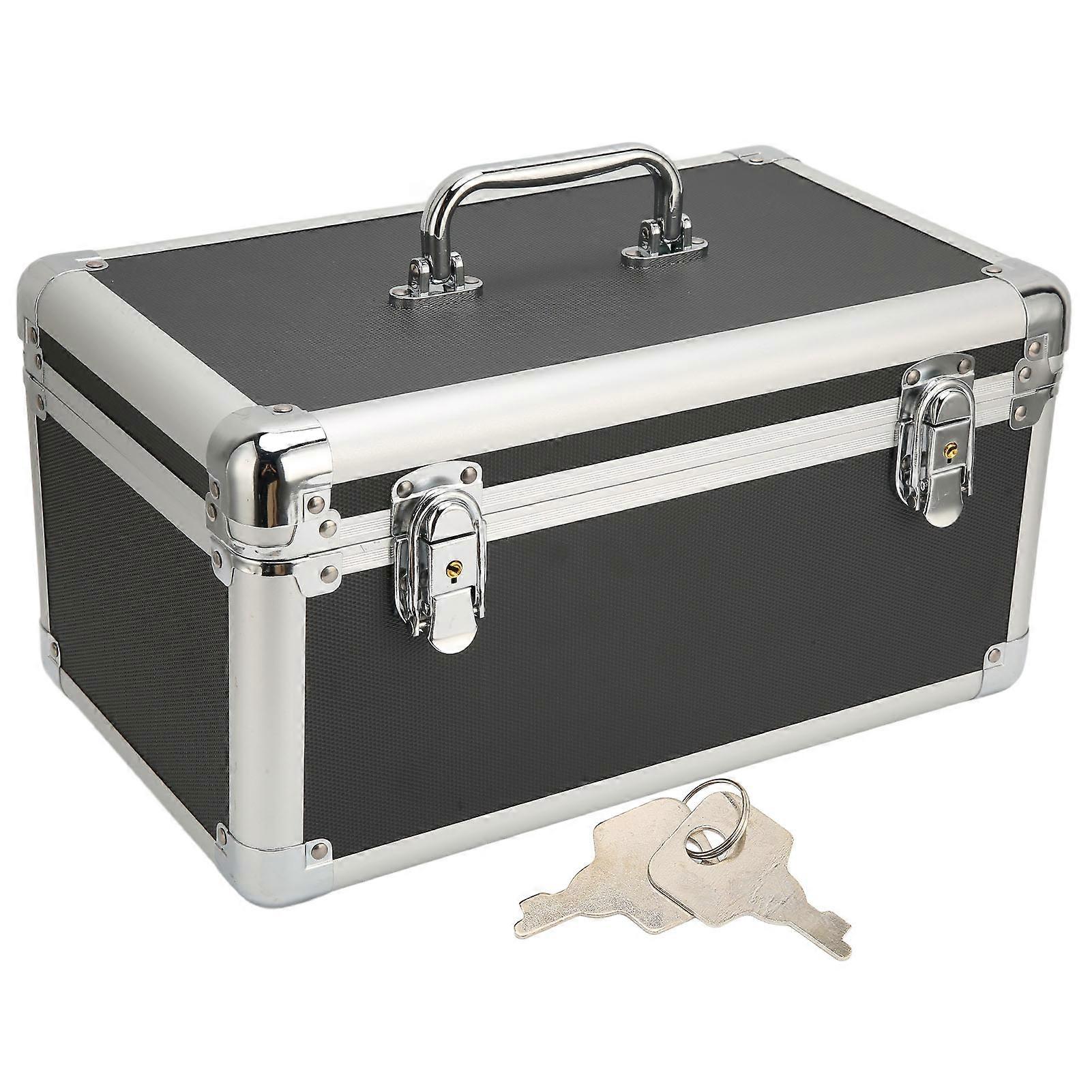 Storage Box for 3.5in Drives 10 Bays Double Protection Waterproof Shockproof Drive Case with Security Lock (Not Inclube Hard Disk)