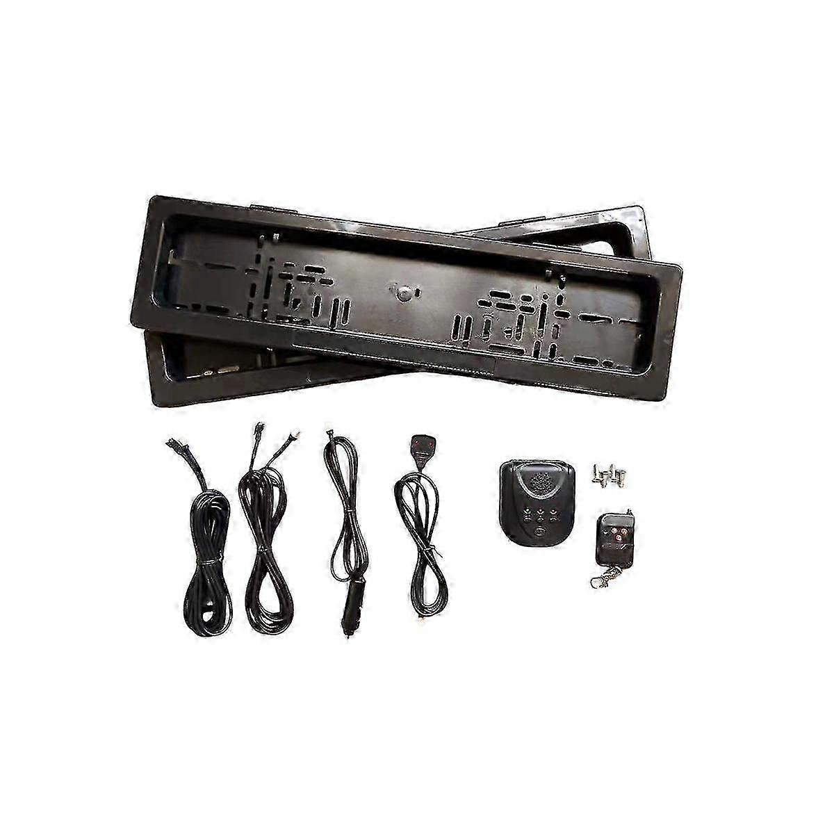 EU Car License Plate Roller Shutter Cover with Remote Hide Function