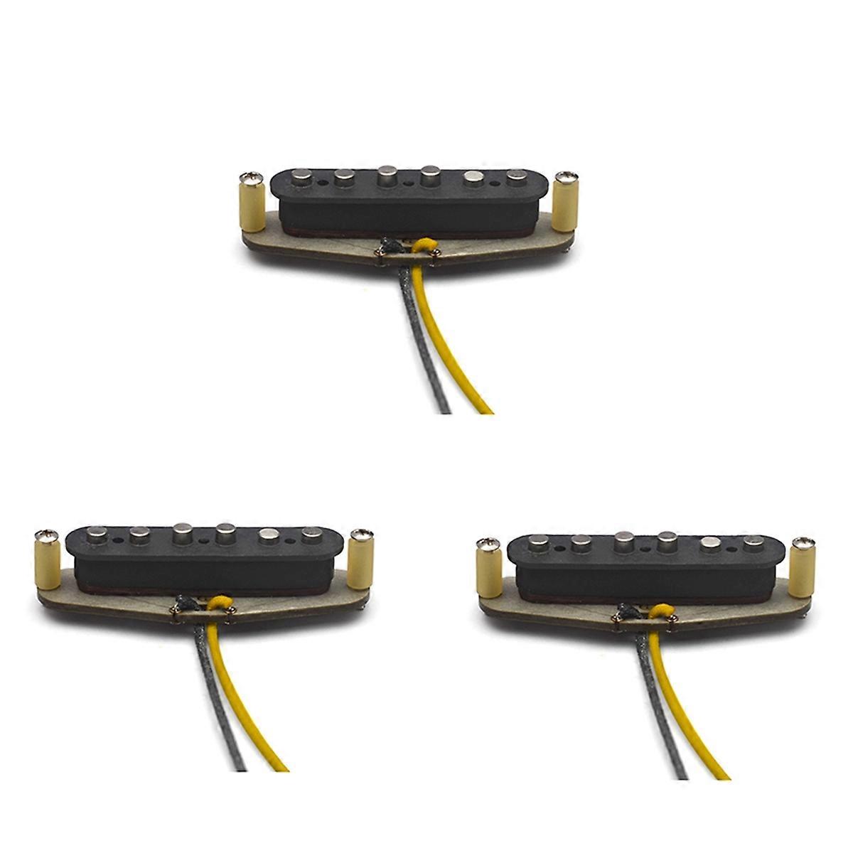 3PCS For SSS Alnico 5 Guitar Pickups Single Coil for ST style Guitars