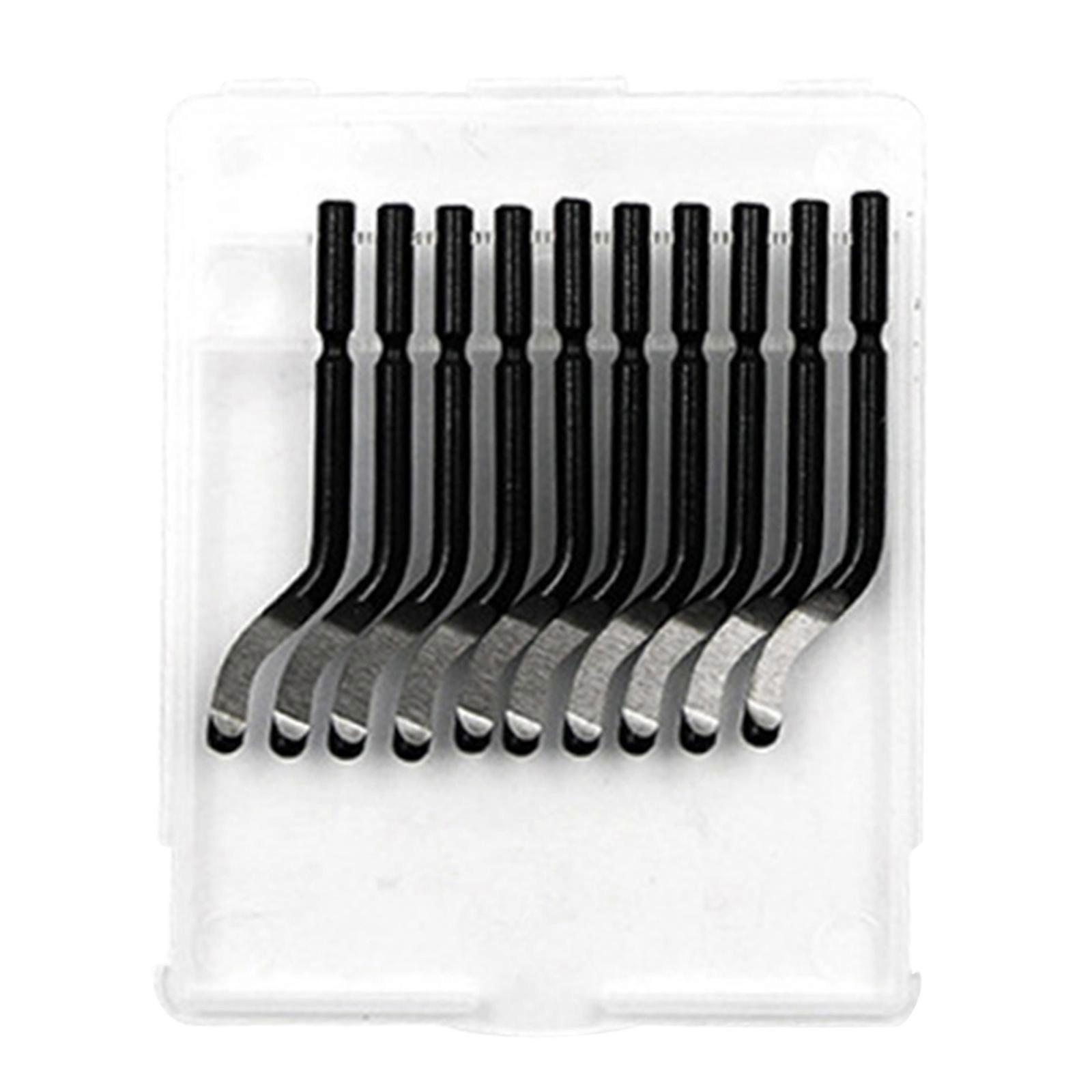 DIY El Sanatları için Çok Yönlü Kenar Düzeltici Çapak Alma Aracı 10 Bıçaklı Kenar Çapak Kaldırma Metal Ev Dekorasyonu Reçine Sanatı için