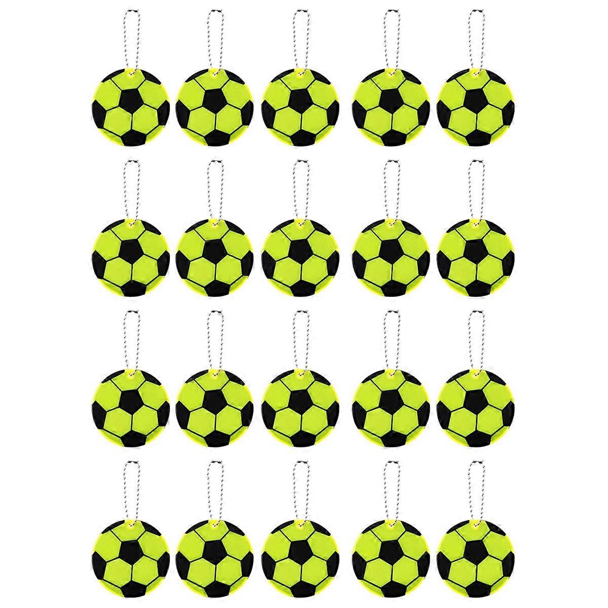 Safety Reflector Pendants Football Reflective Pendant High Visibility Safety Backpack Reflective Str