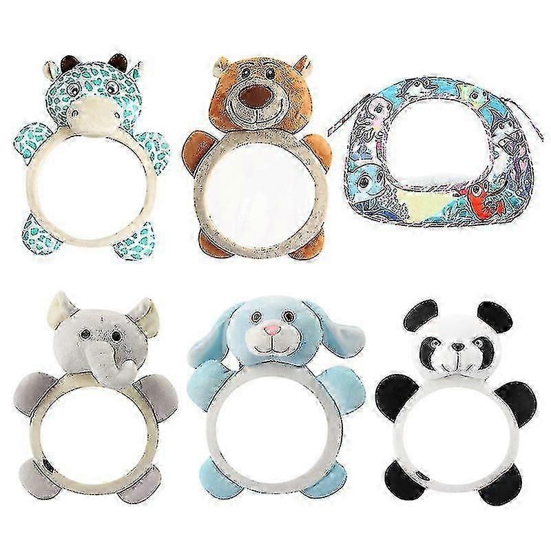Baby Mirror For Car Backseat Rear View Facing With Wide Convex Shatterproof Glass