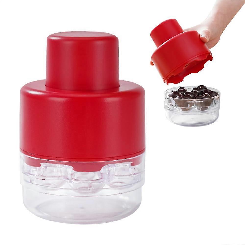 Cherry Pitter Tool, Cherry Pitter Corer Tool Cherry Core Remover with 7 Individual Holes for Making Cherry Jam