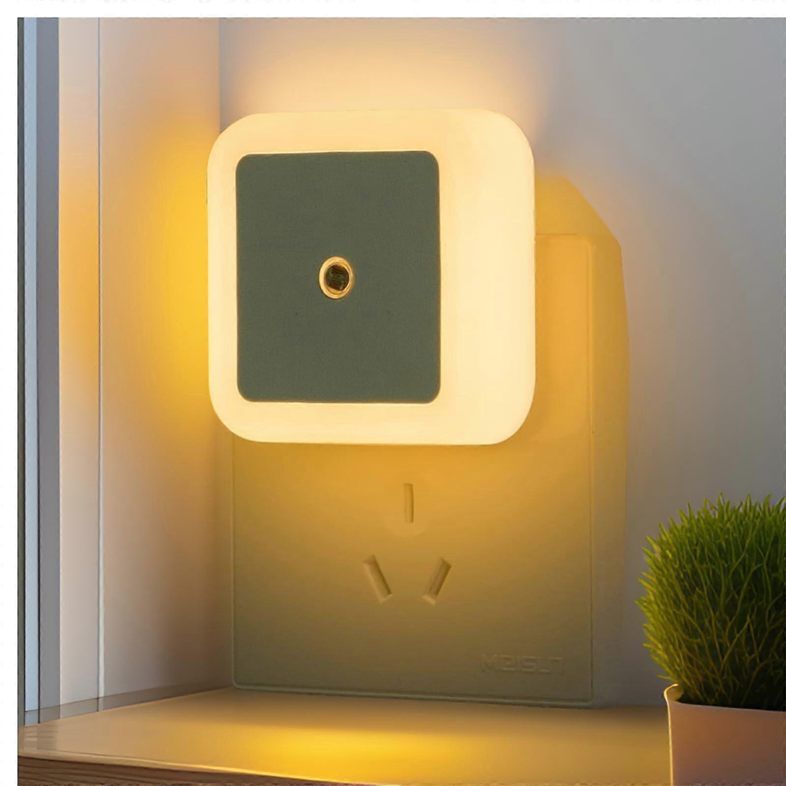 Night lights, Light Sensor Square 's Room Lamp, Night Automatic Twilight Sensor, Soft Brightness