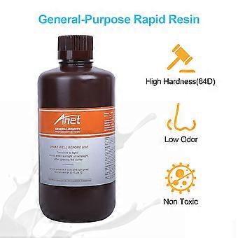 Allzweck-Schnellharz 405 nm Standard-Photopolymer-Härtungsharz geruchsarm, ungiftig 500 ml für DLP / LCD-Lichthärtung 3D-Drucker M