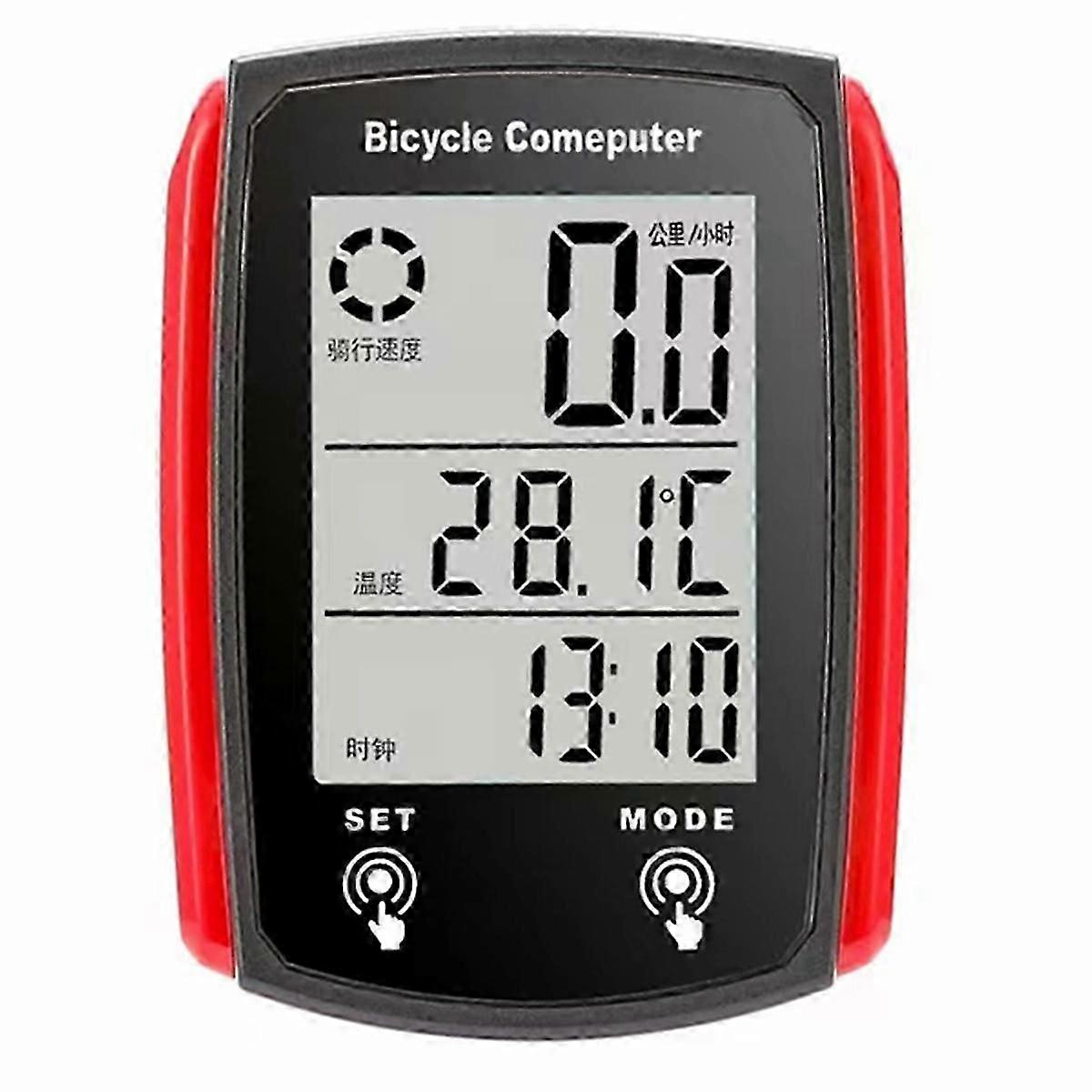 Fietscomputer Fietscomputer Waterdichte Snelheidsmeter Kilometerteller Fietsen Stopwatch Fietsaccessoires