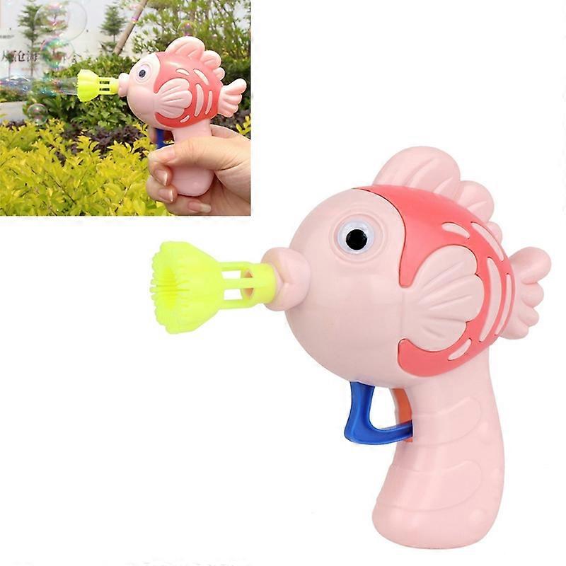 10 PCS Children Mini Fish Bubble Maker Machine Toy, Random Color Delivery 10 PCS Bubble Maker Machine