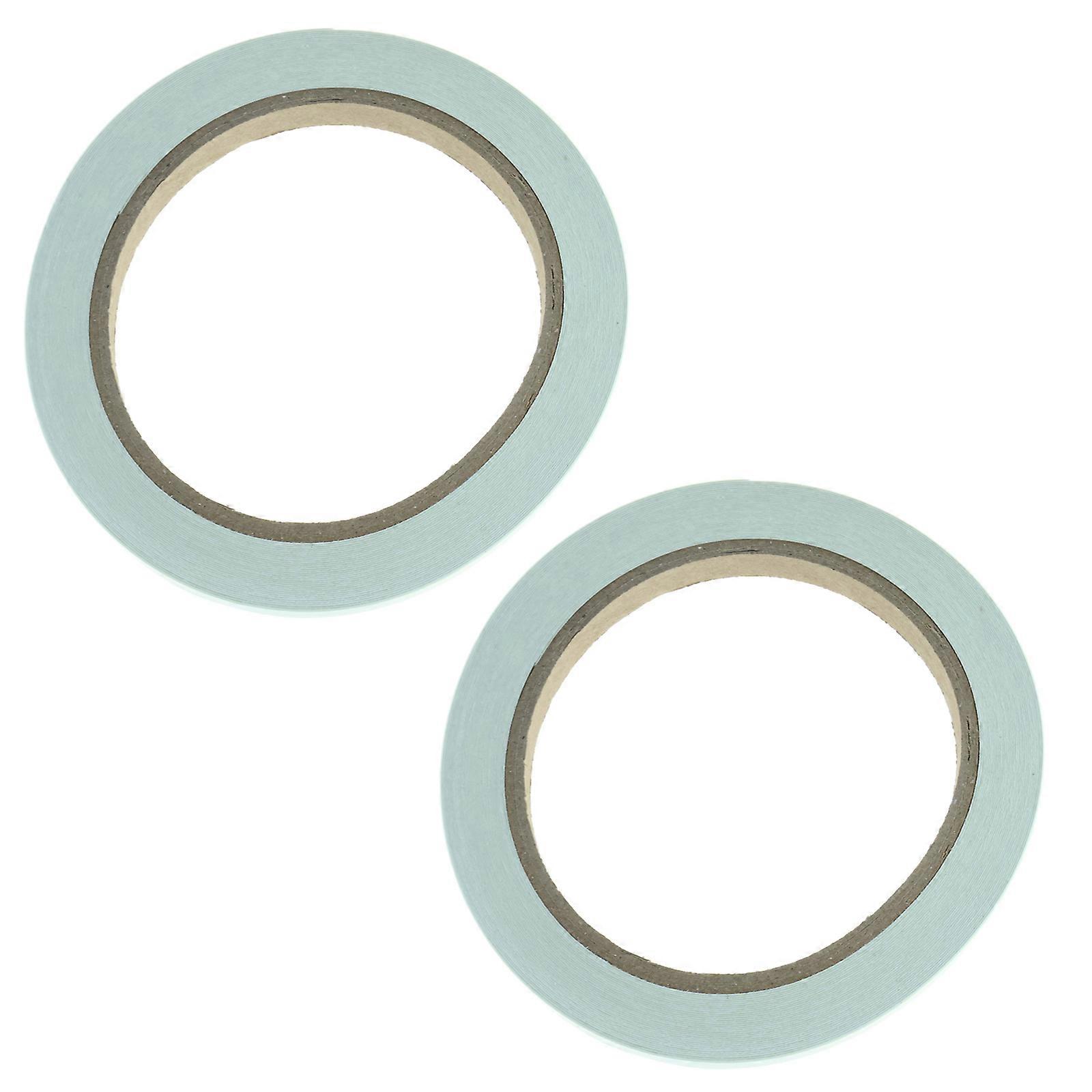 2pcs green fluorescent tape -1cm * 10m