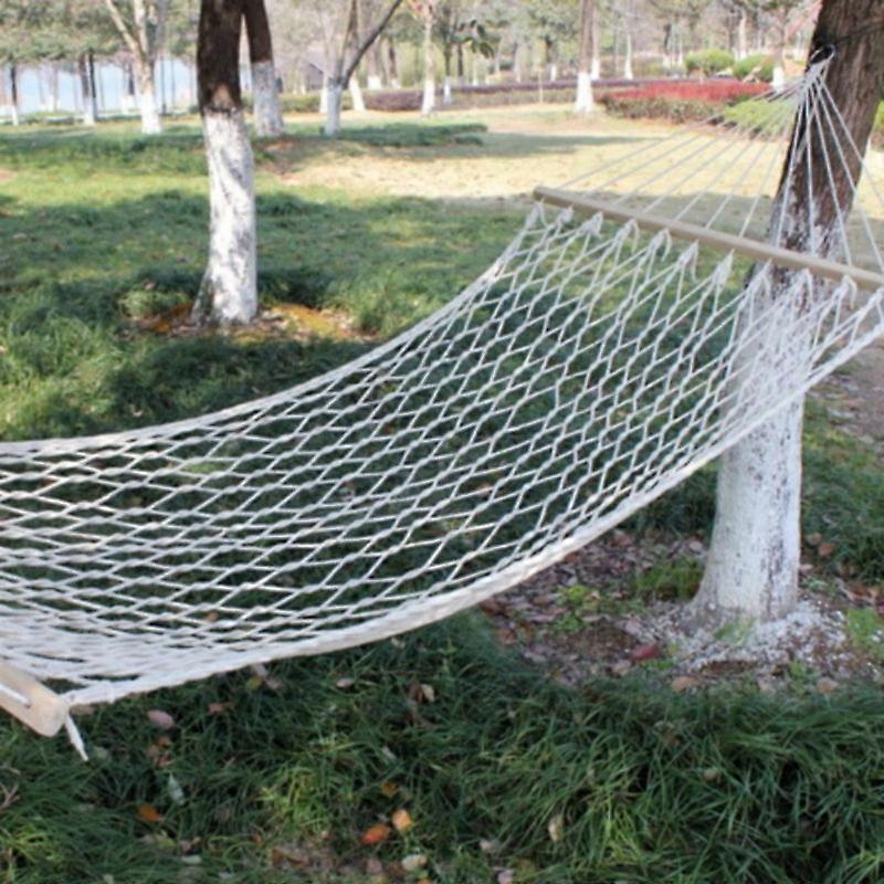 Outdoor Mesh Hammock 200x80cm White