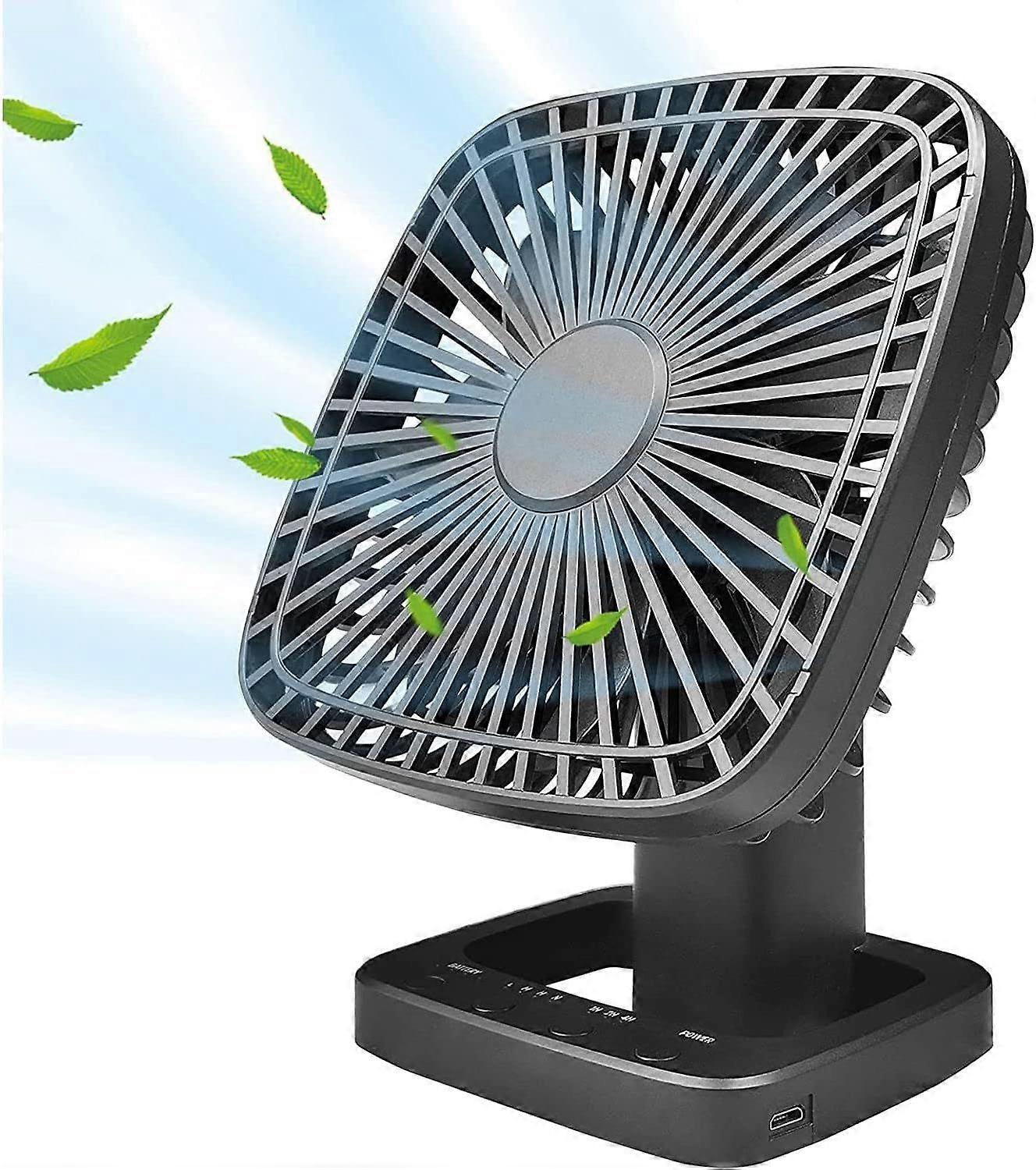 Portable USB Rechargeable Desk Fan