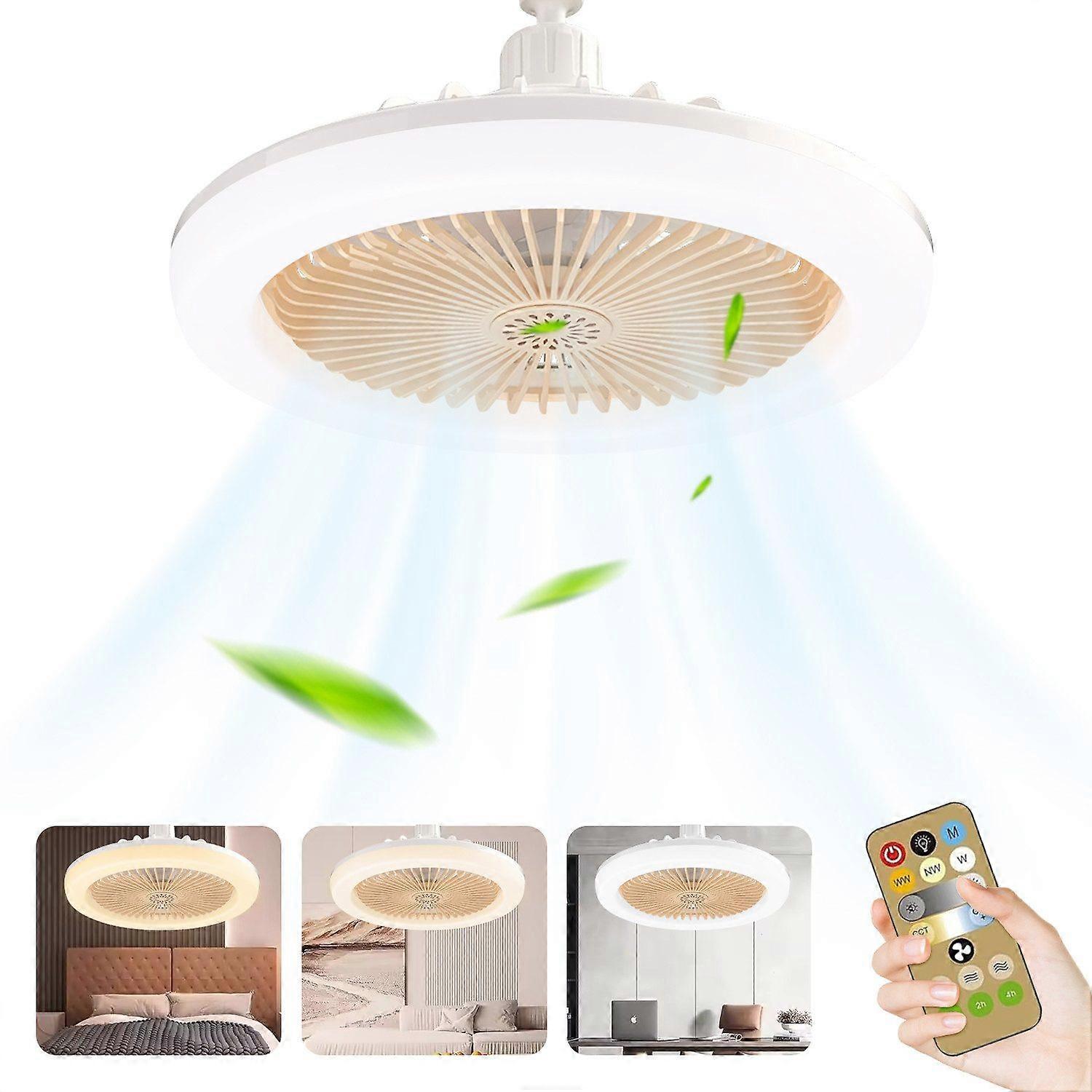 Ceiling fan 2 in 1 Electric ceiling fan 3 operating modes modern design silent performance