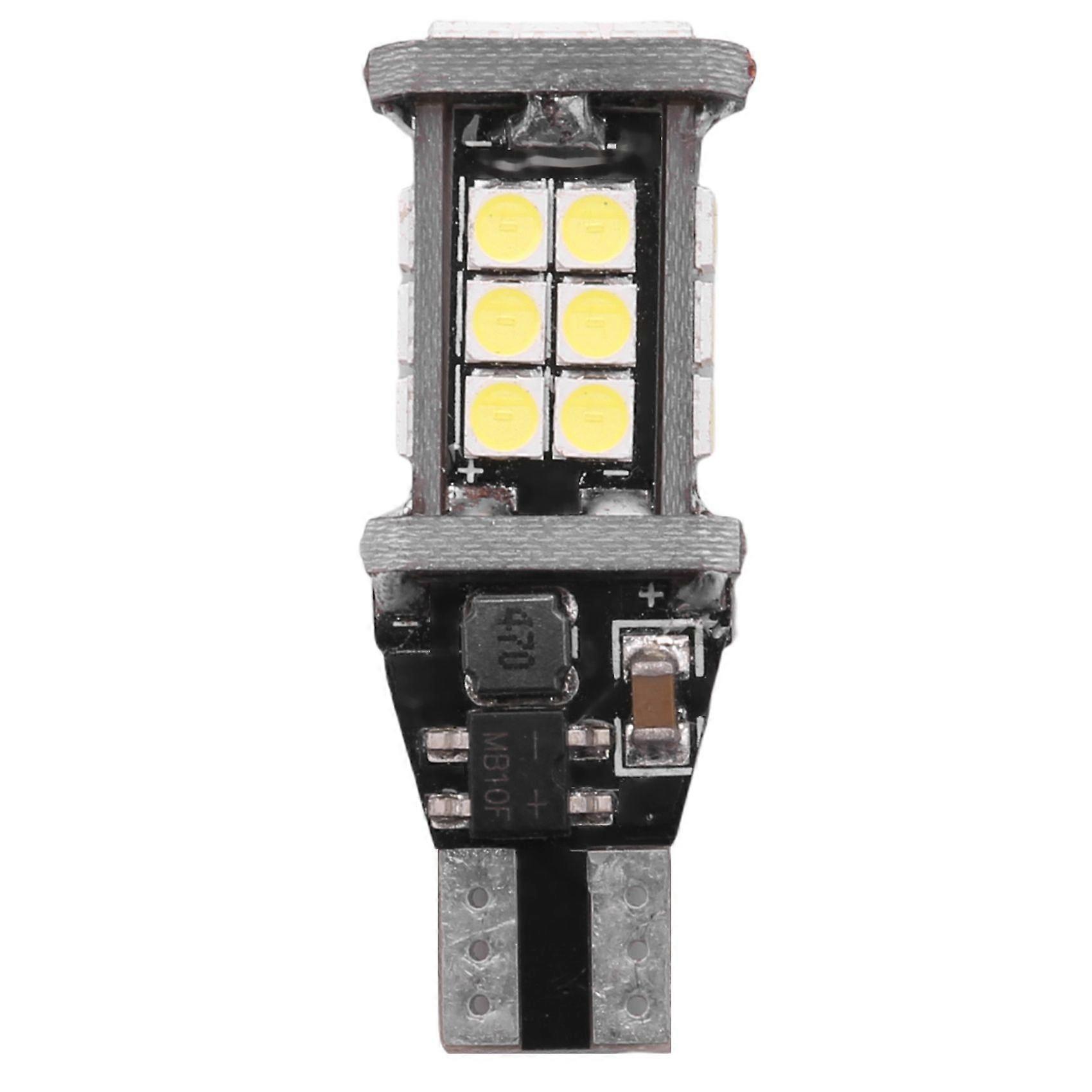 1Pc Error Free 921 912 T10 T15 W16W Led Reverse Light, 24Smd 3030 Led Bulb 1500 Lumens Extremly Bright For Car Led Backup Reverse Lights 12V 24V Whit