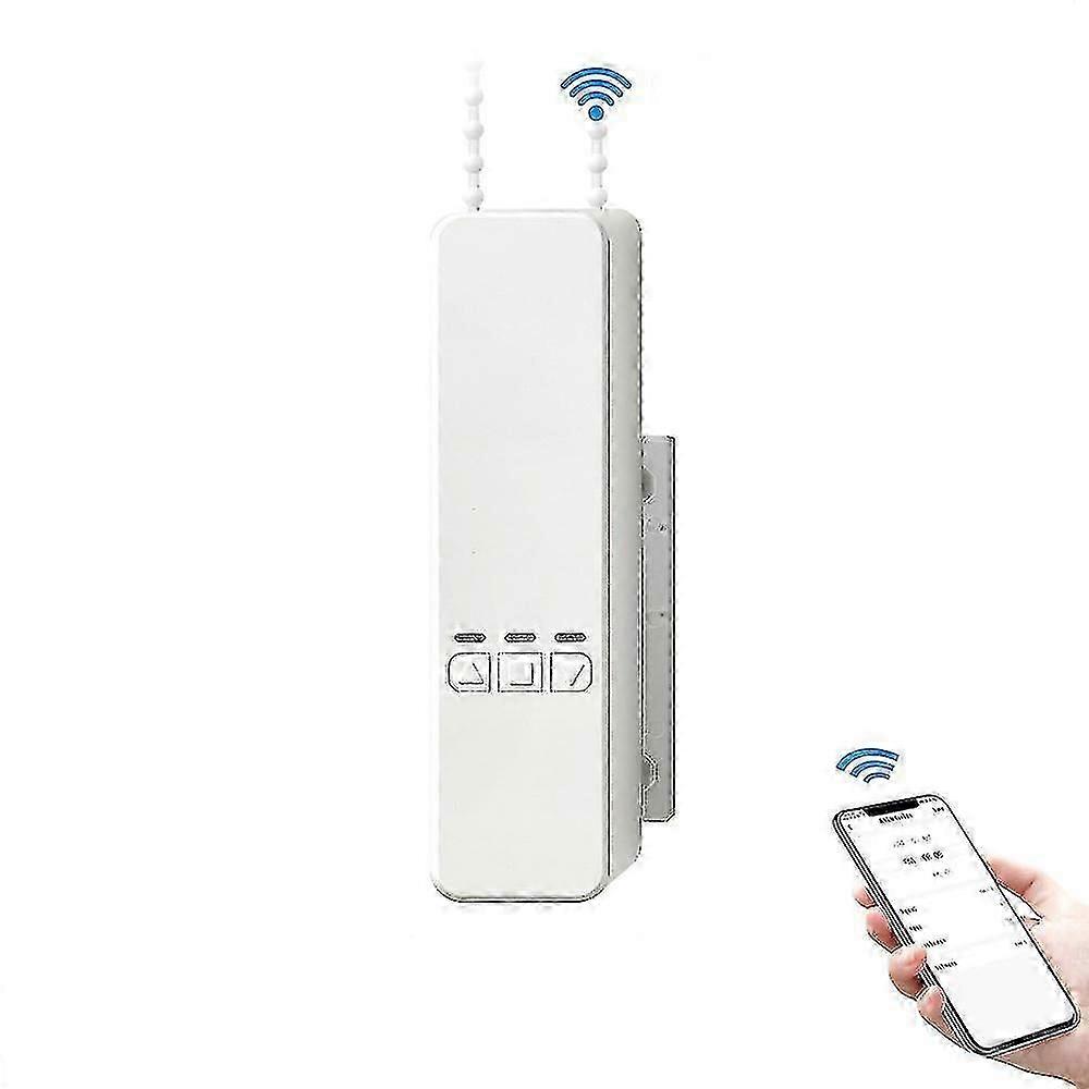 Wifi Smart Rolling Curtain Motor Mobile App Control Blind Drawstring Smart Home Electric Curtain -GSL