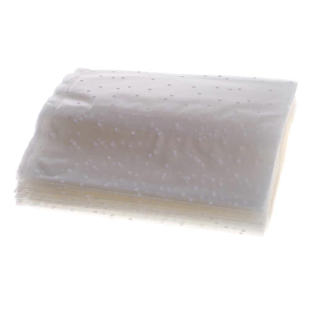 100 stykker plastikkiks cookie emballageposer slik forsegling forseglingspose
