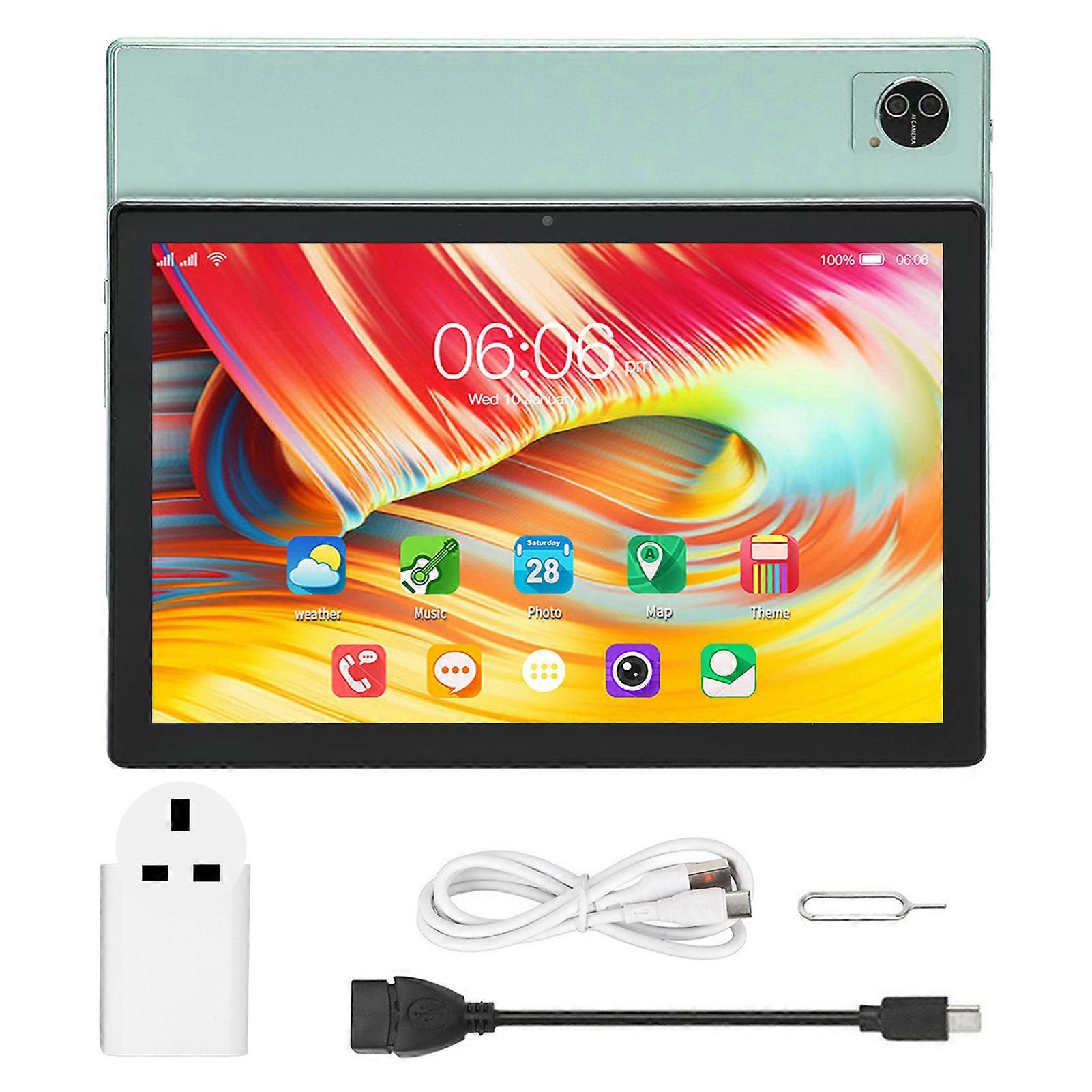 10.1 Inch Tablet for Android 12.0 Octa Core CPU 8GB 256GB 5G WIFI 8MP Front 16MP Rear Tablet PC