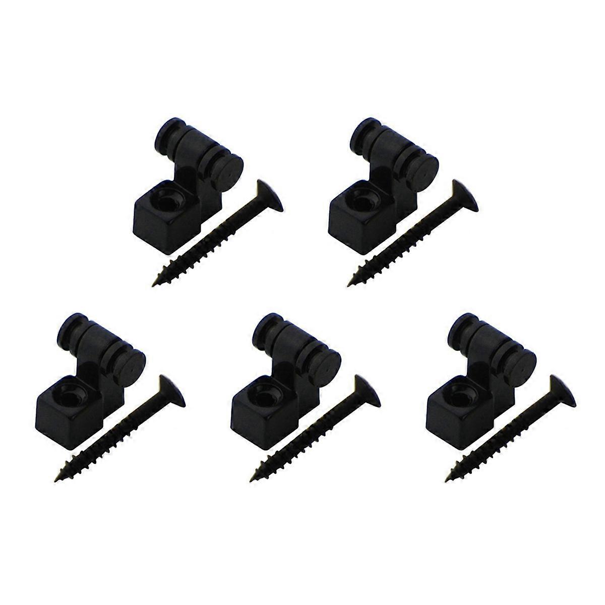 Electric Guitar Ball Bearing String Buckle Guitar Rolling Tree Retainer String Lock Roller String Guide Black