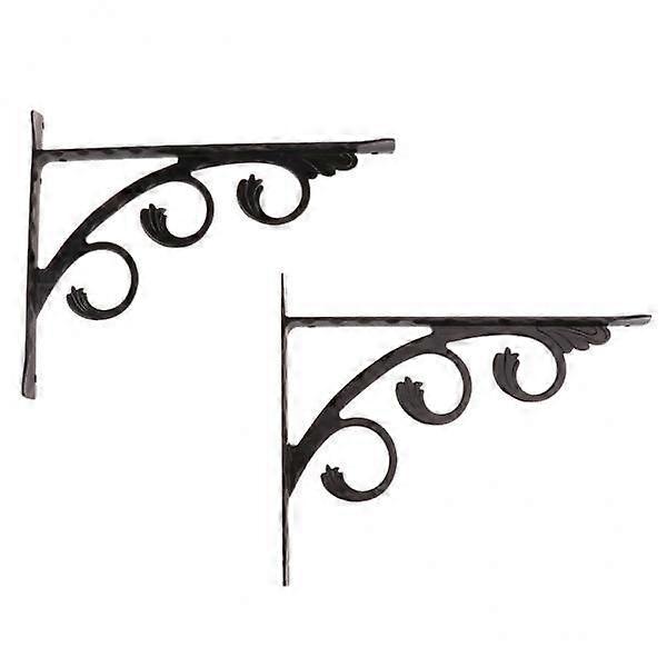 5x 2pcs Anti-rust Shelf Bracket L Shaped Corner Shelves Holder Support, Wall