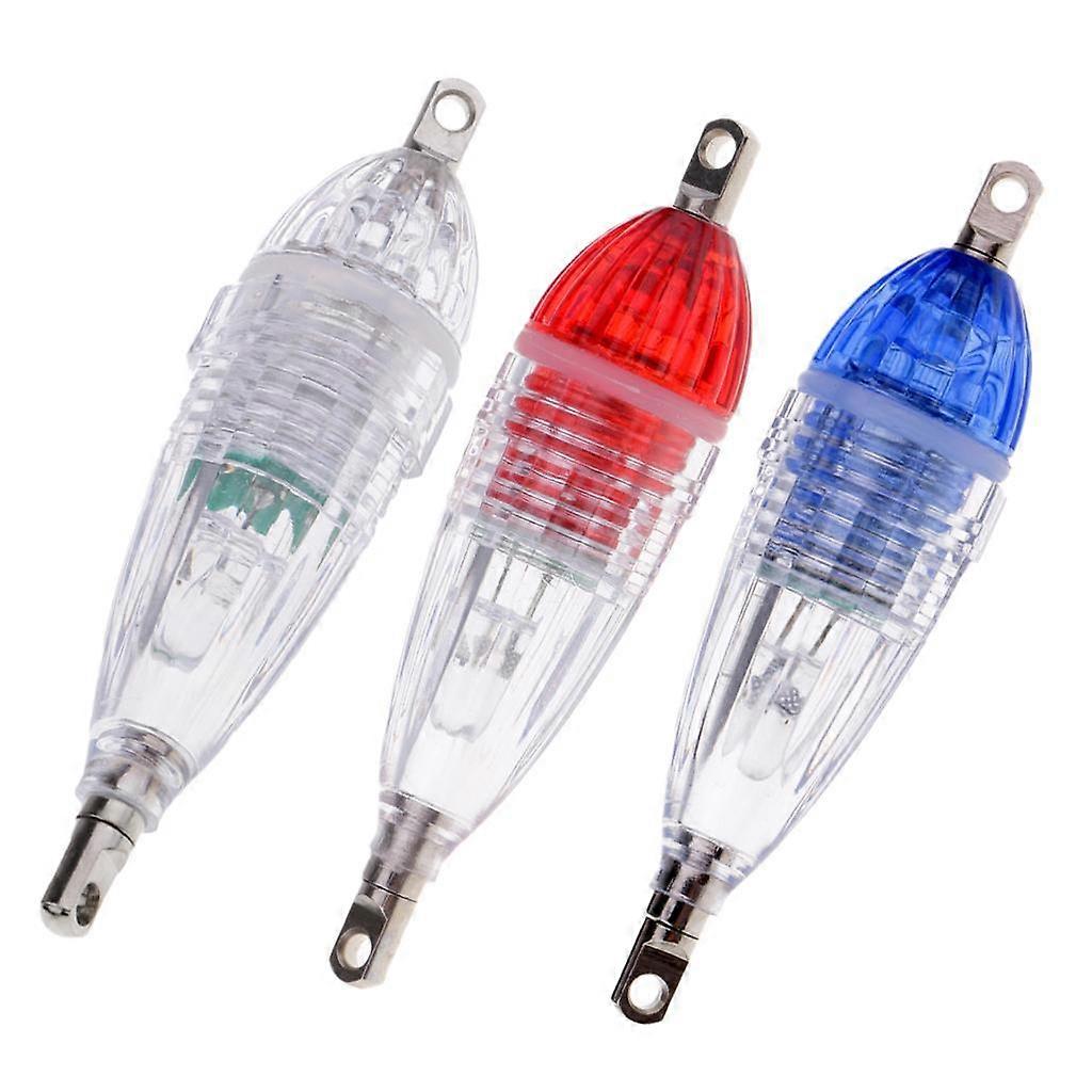 3pcs LED Mini Underwater Squid Light Attracting Flashing Lamp