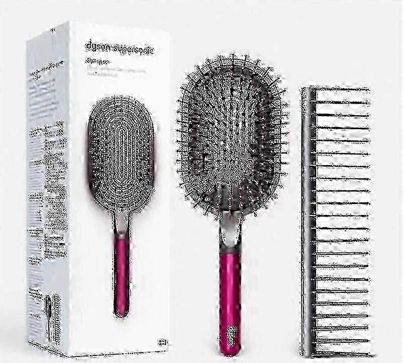 2025 Dyson Supersonic Comb And Paddle Brush Styling Set Fuchsia/Nickel 4 Colour