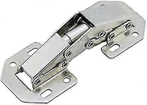 10-Pcs Cabinet Door Hinges, 90 Degrees, No Drilling Required, Surface Mount