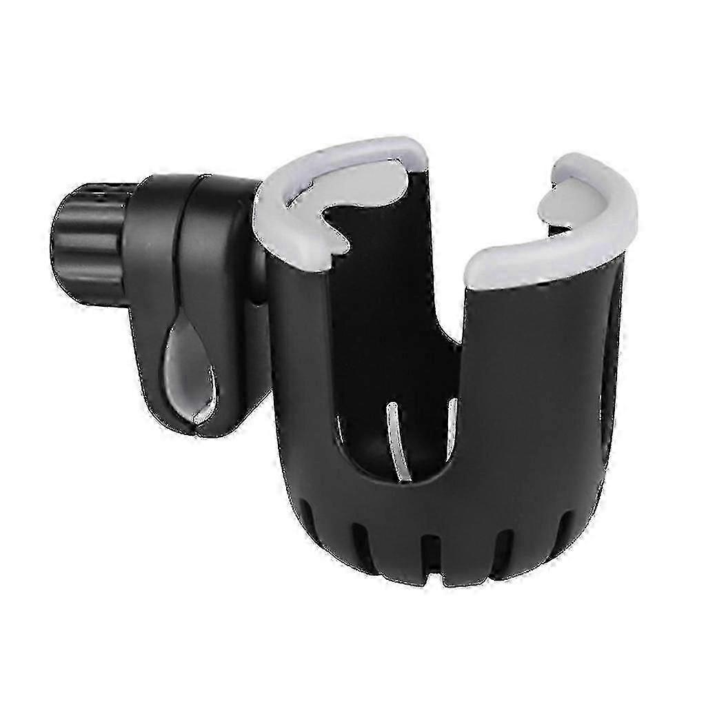 サイクリング&ベビーカー用の耐久性のあるバイクウォーターボトルホルダー - グレー