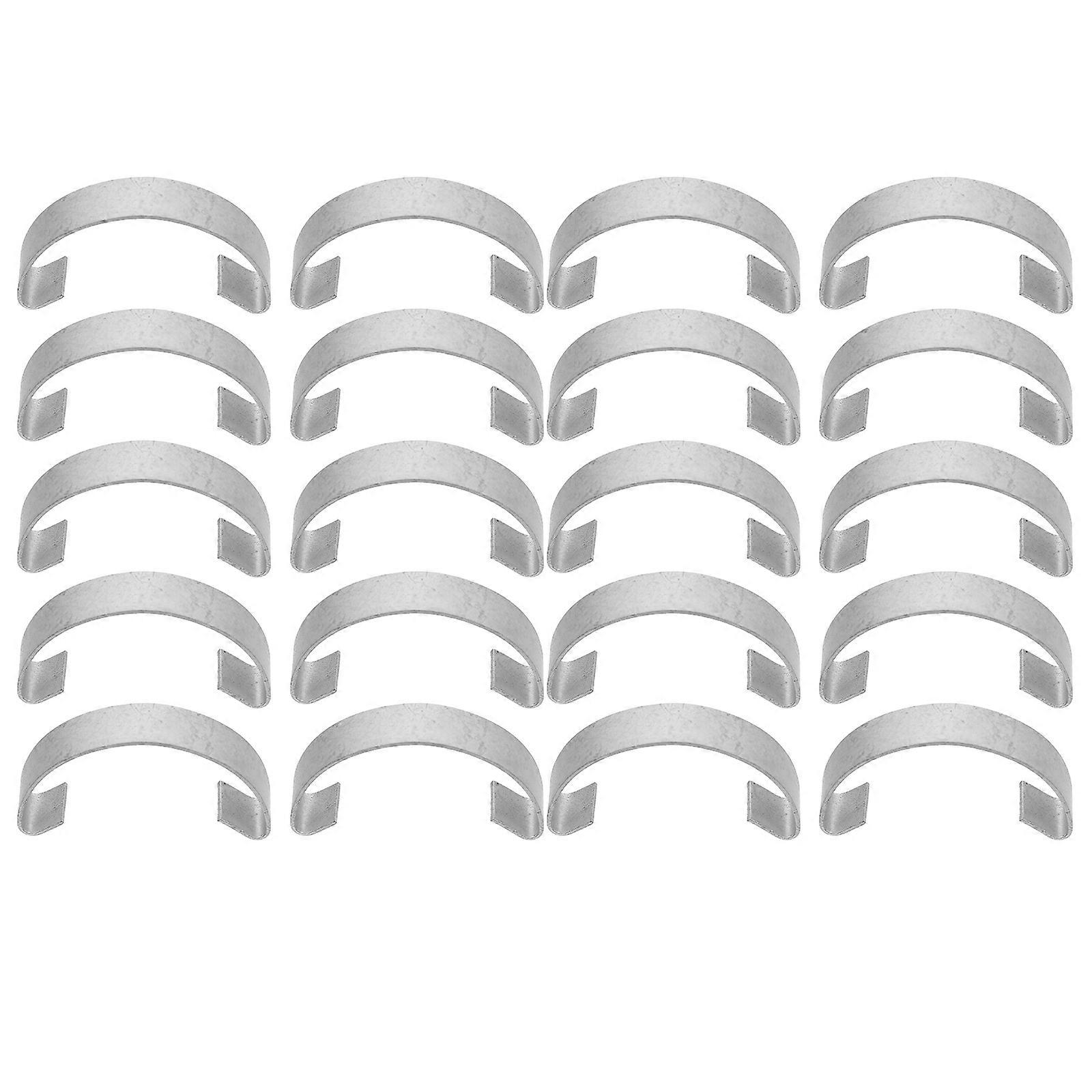 20 قطعة دائم الصلب قفص الدجاج قفص الباب السنانير لأقفاص الأليفة - سهلة التركيب ، إغلاق آمن ، يناسب أبواب القفص المختلفة