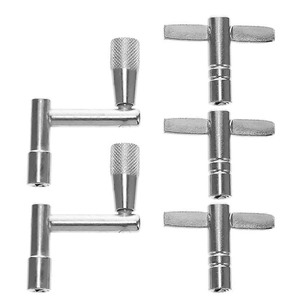 Professional Steel Drum C-Key Z Shaped Tool For Drums Performance Practice Repairers 5Pcs