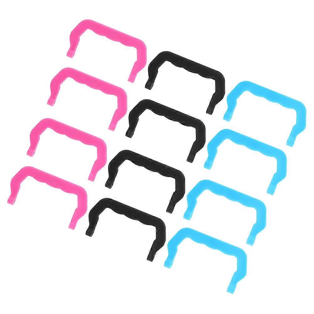 12 Pcs Plastic Cage Handles for Pet Carriers Rabbit Crates Easy to Install Small Animal Cages Detachable Handles