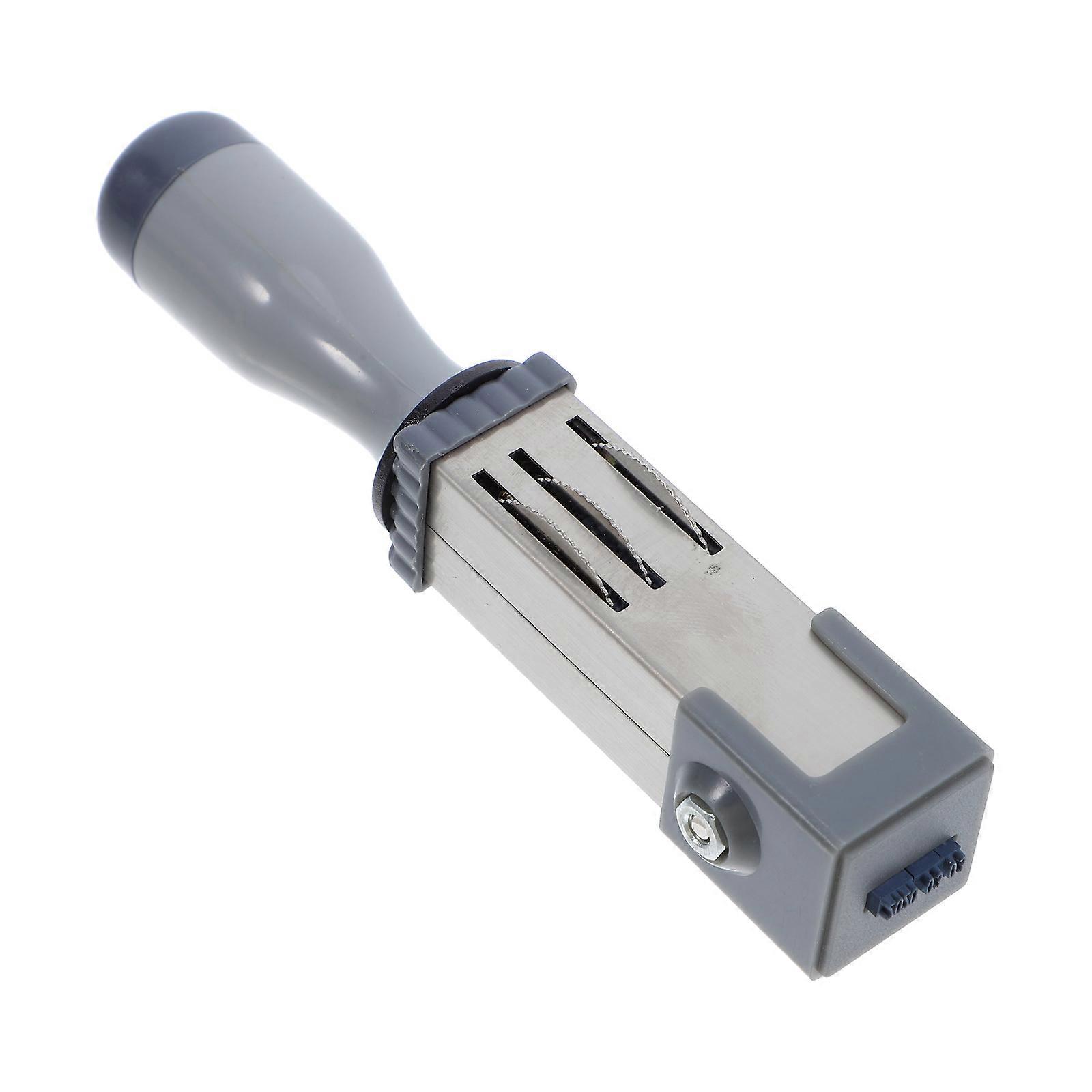 Office Date Stamp Handheld Rolling Stamp Small Date Marker For School Daily Use Accurate Date Stamping Multi 11.00X2.50X2.00cm 1Set