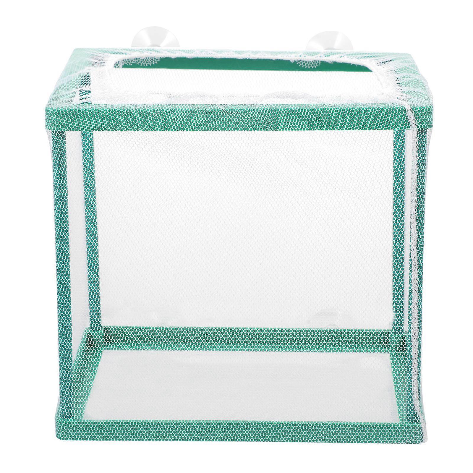 Pet Breeding Box Fish Breeding Incubator Net For Aquarium Maintenance Isolating and Protecting Small Fishes 1Pack