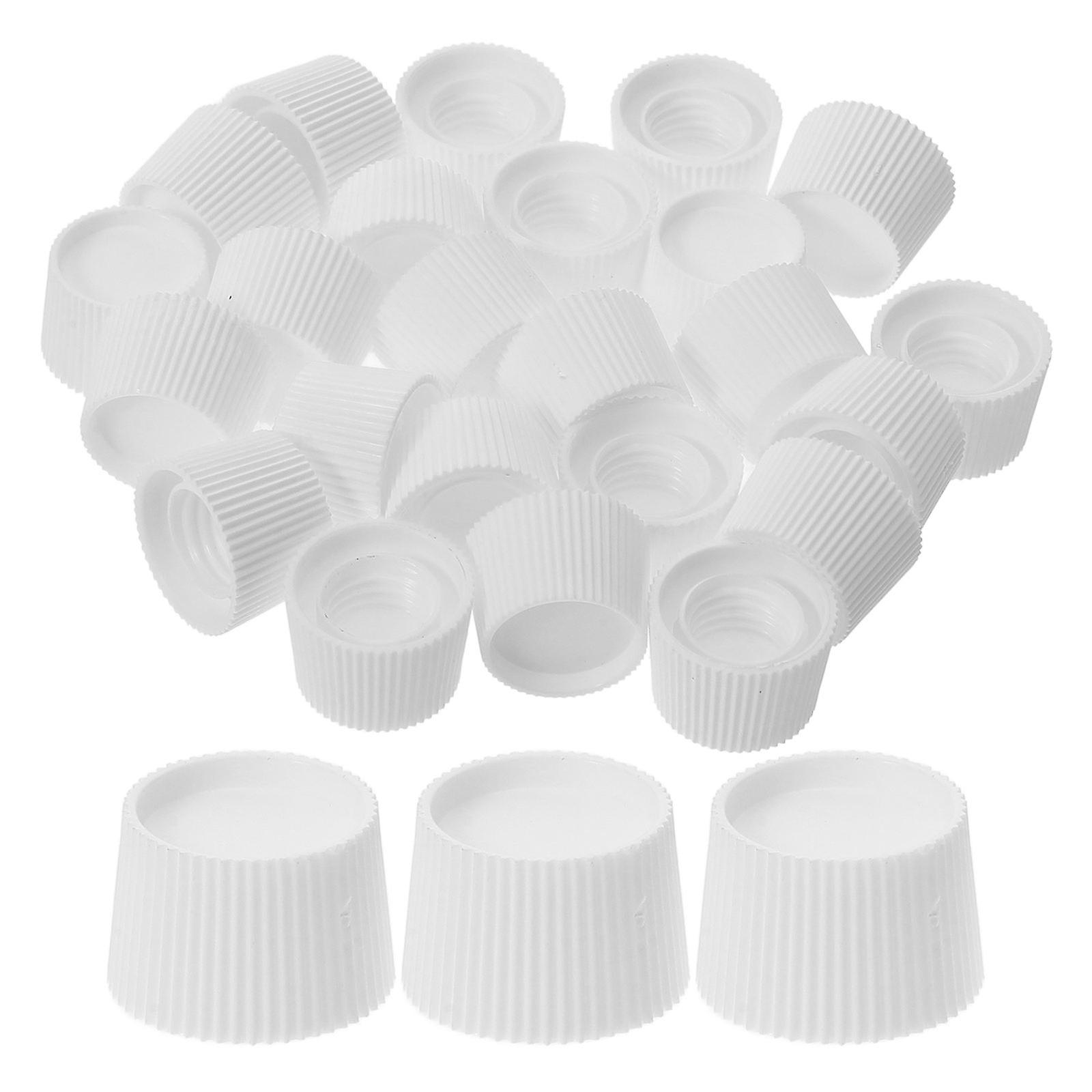 100pcs Durable Toothpaste Caps Screw In Lids for Travel Easy to Install Fits Most Tubes Creative Chic Design for Home and Travel Use