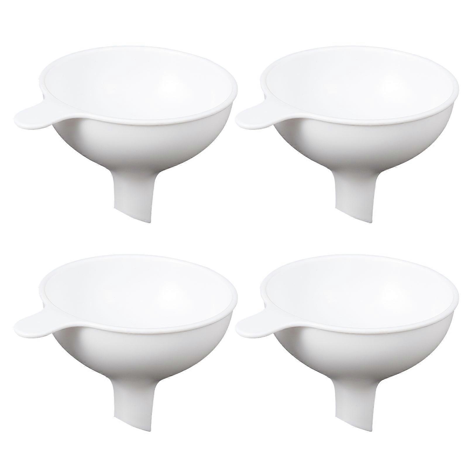Household Funnel Kitchen Tool 9.7X7CM PP Material Oil Transfer 4Pcs