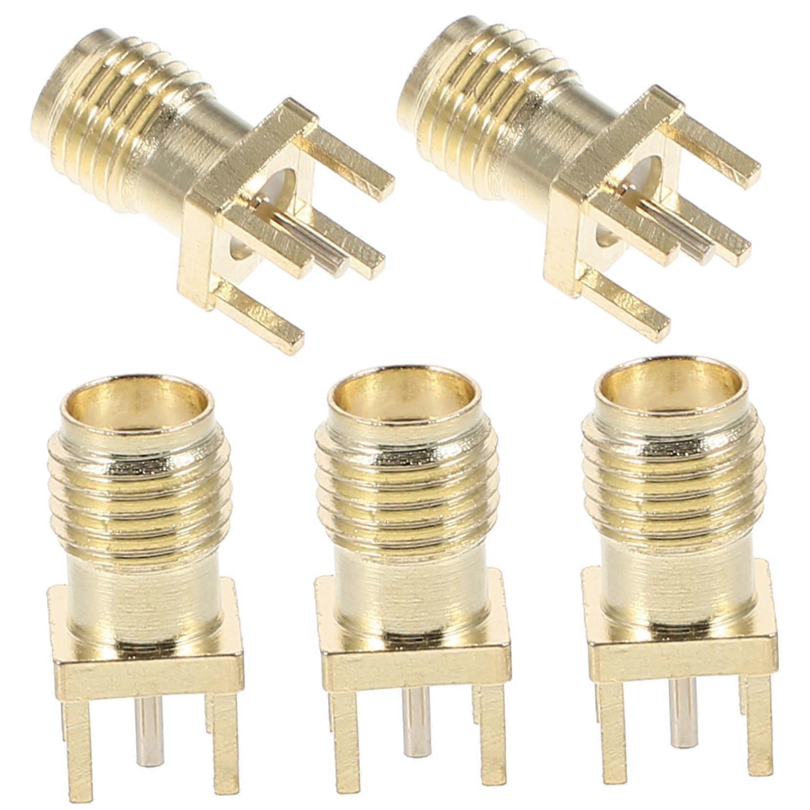 SMA Coaxial Connector Mounting Adapter Edge Mount High Quality Antenna Cable Bulkhead Solder Connector SMA KE Specifications