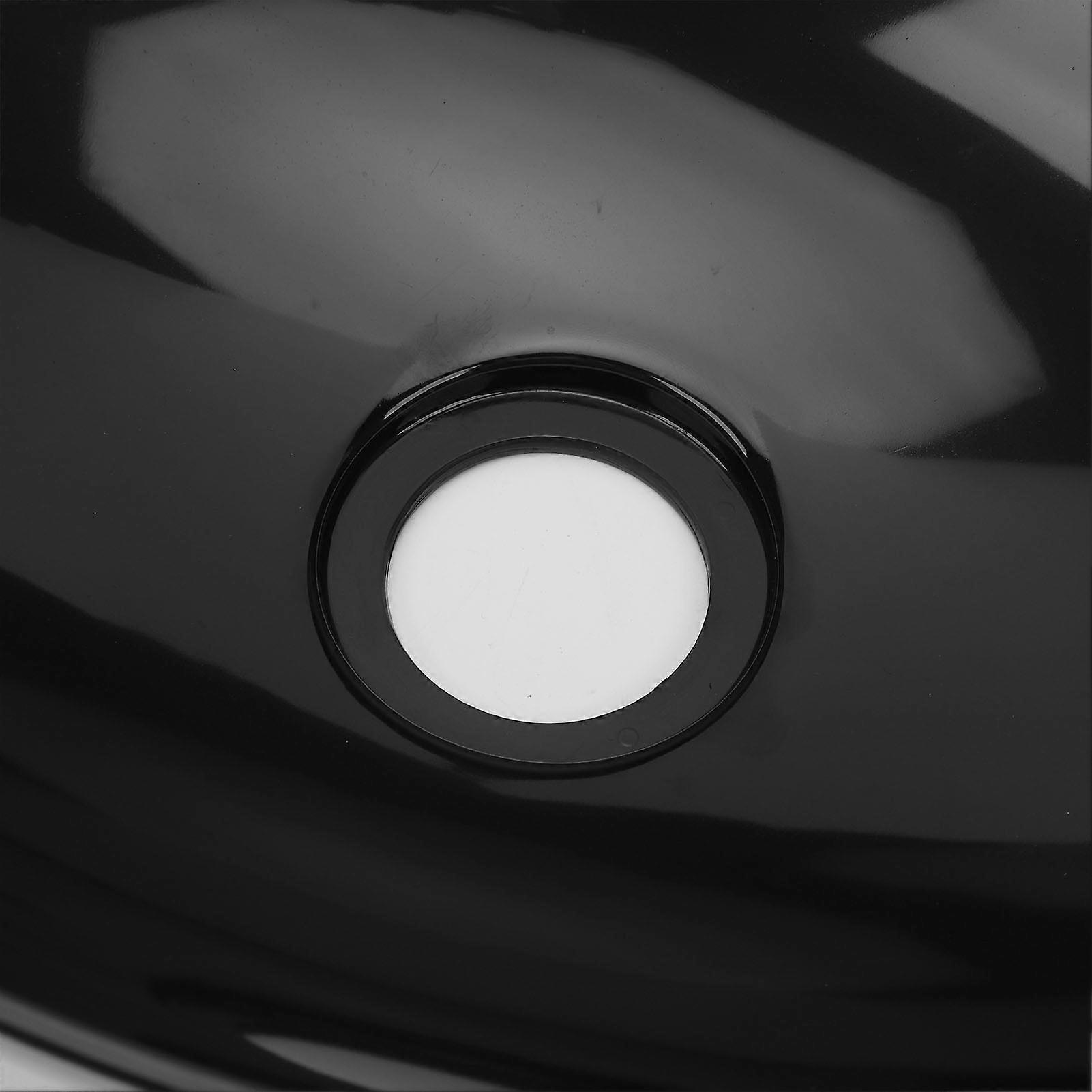 15.72 x 11.37 x 5.59 inch Oval RV Sink Acrylic with 50mm Drain for Boat Yacht Motorhome