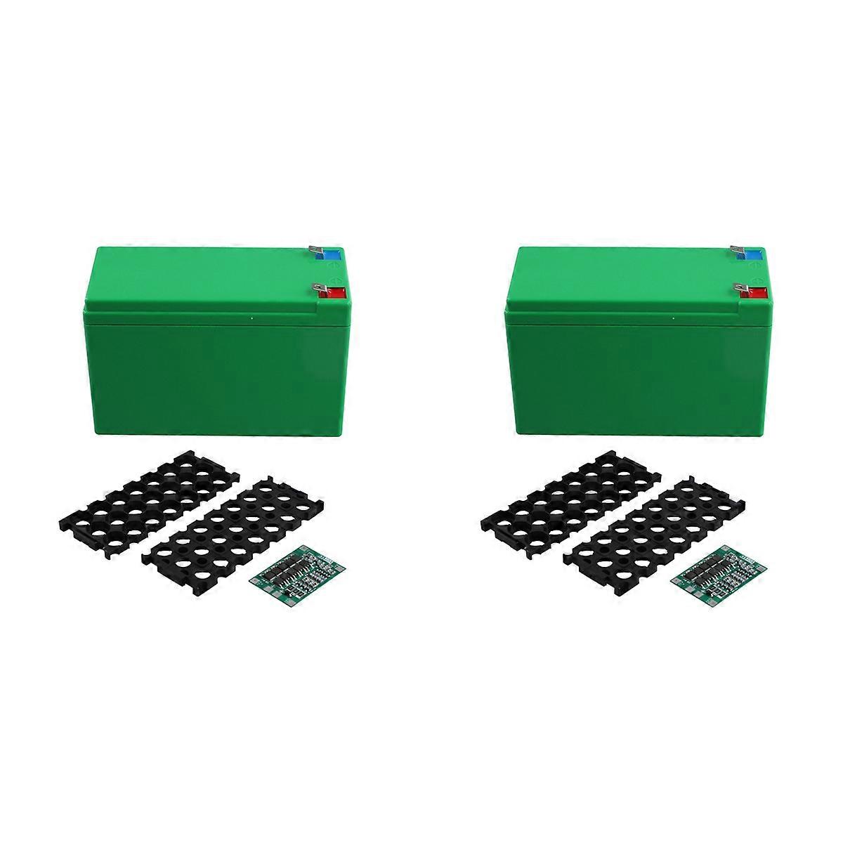 12V Lithium Battery Storage Box 18650 Battery DIY Packs Case