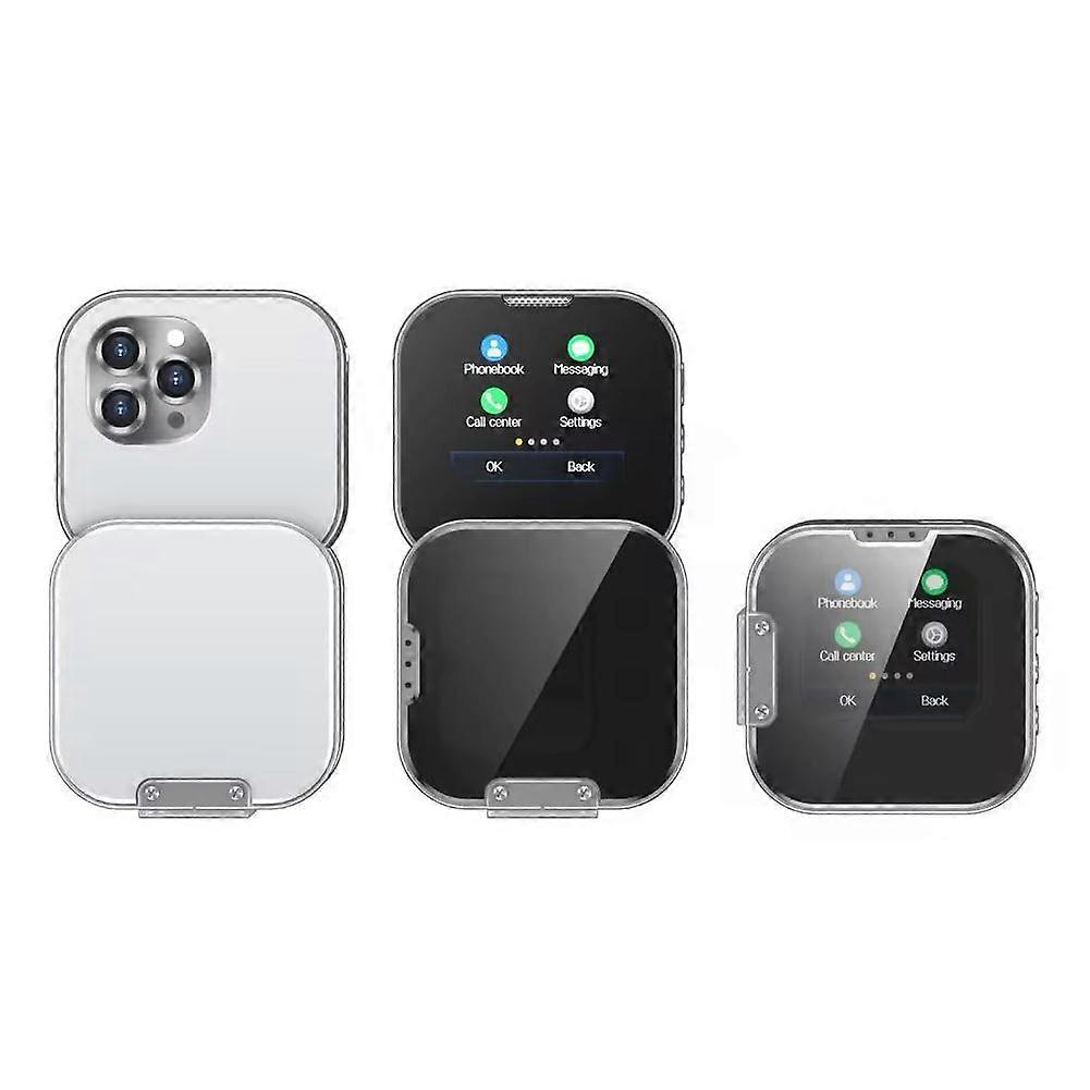 Mini Flip Phone 1.69 Inch Touch Screen Dual SIM Unlocked Small Mobile Phone Rotating Display Pocket Function Machine