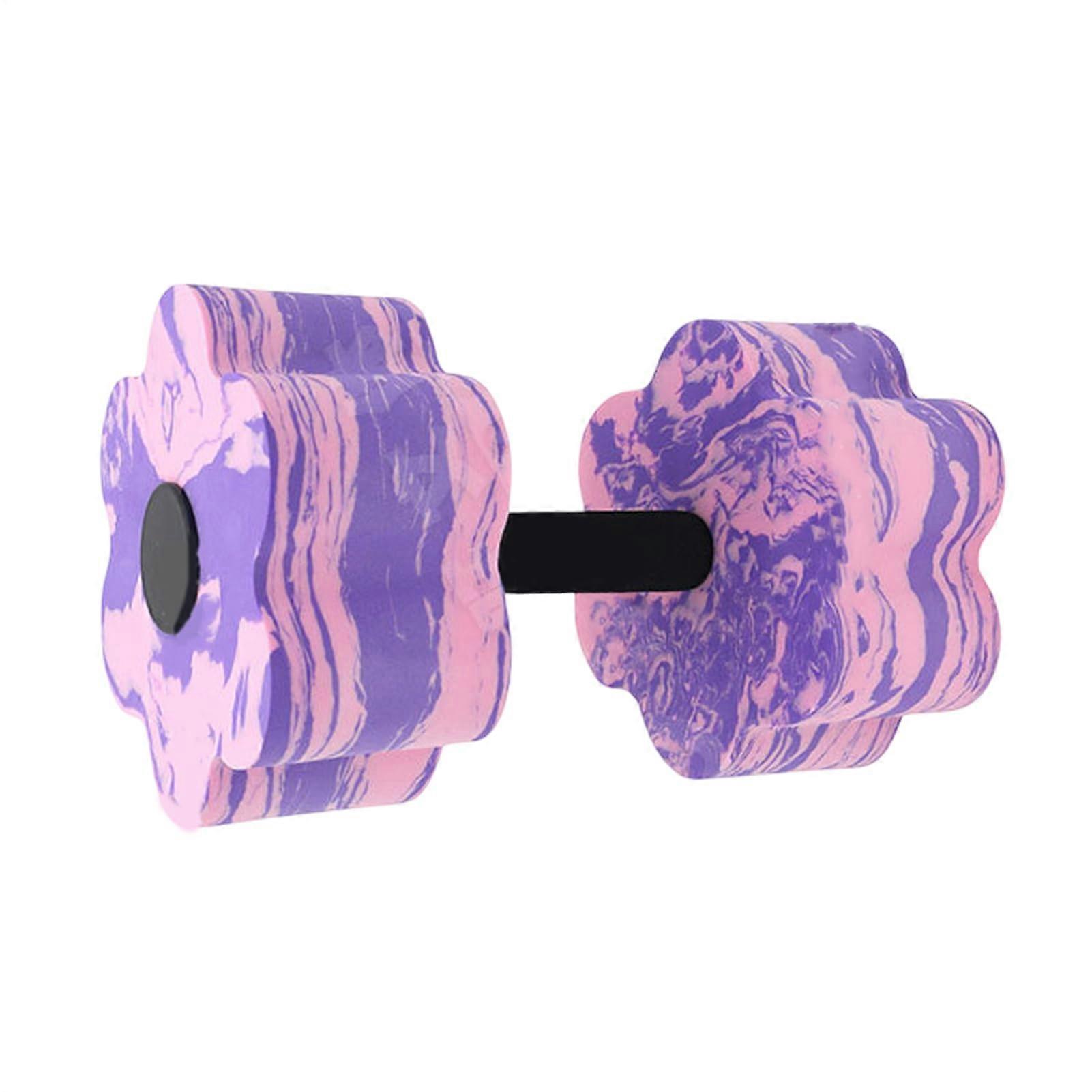 Aqua Fitness Dumbbells, Hydro Training Weights, Pool Exercise Barbells (Pink)