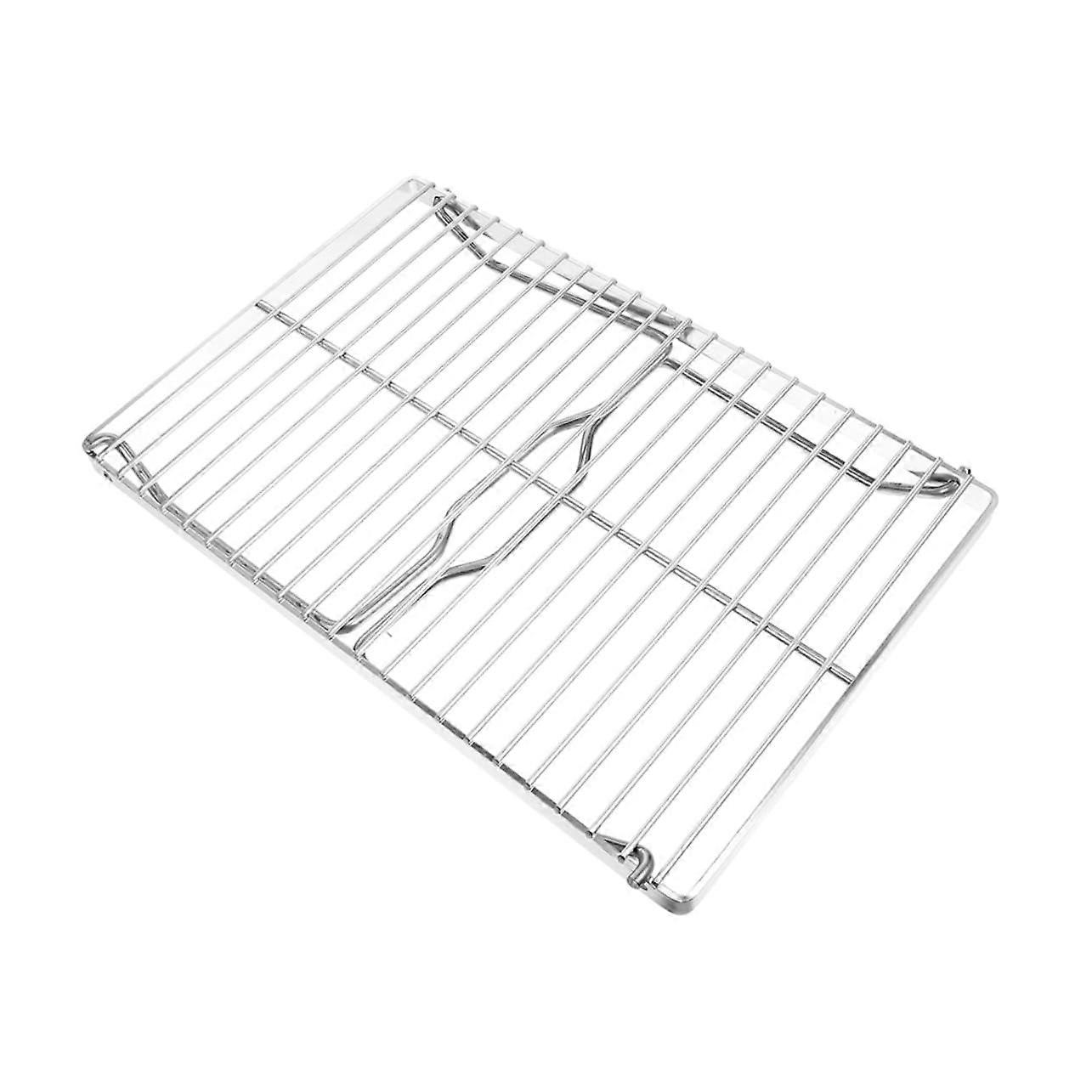 Grill grate grill rack for outdoor BBQ Foldable baking rack with mesh structure for draining food, suitable for camping activities