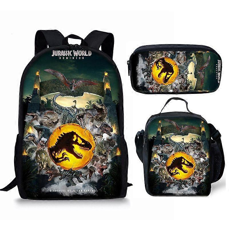 Student Backpack Three-piece Anime Cartoon Backpack